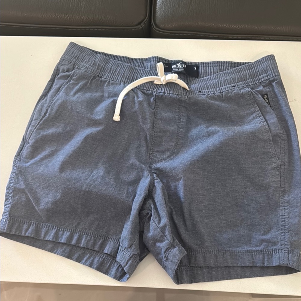 Blue Drawstring Shorts
